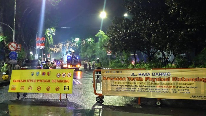 Jalan Darmo dan Jalan Tunjungan ditutup