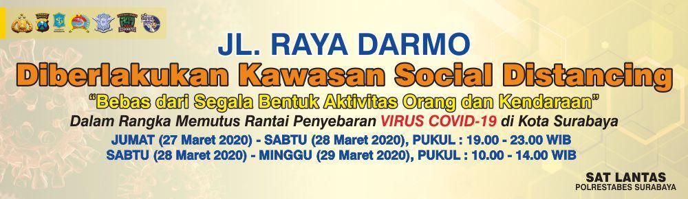 Lockdown di Surabaya/