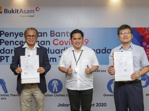 Kementerian BUMN Terima Bantuan Pencegahan Corona dari China Huadian