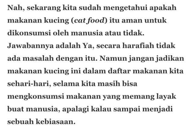 Cicipi Makanan Kucing, Netizen Ini Viral di Media Sosial
