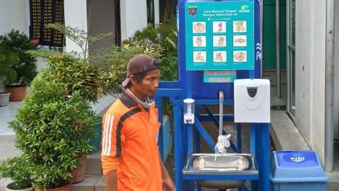 Wastafel portabel Pemkot Depok