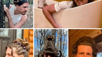 Ganti gaya rambut setiap hari jadi kesibukan tersendiri. Foto: Bored Panda