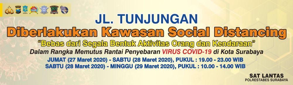 Lockdown di Surabaya/