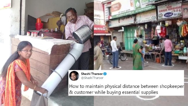 Belanja Makanan Aman ala Netizen India yang Terapkan Social Distancing