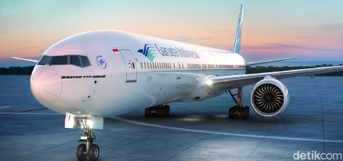 Armada pesawat Boeing 777-300ER Garuda Indonesia