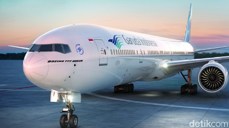 Garuda Indonesia Armada pesawat Boeing 777-300ER Garuda Indonesia