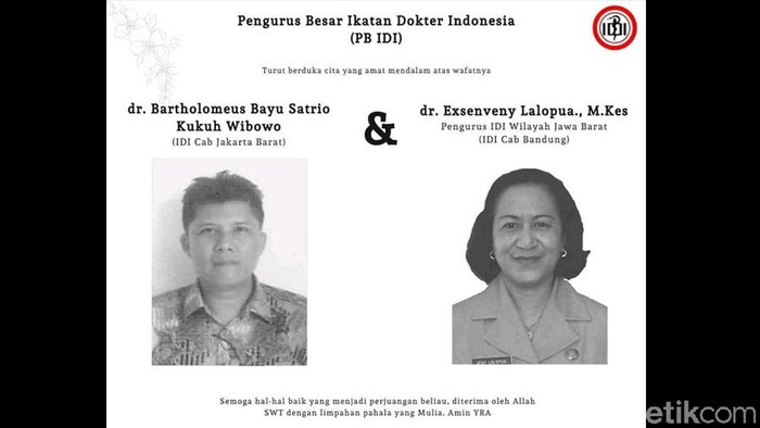 Bertambah Lagi, Dua Dokter Indonesia Meninggal karena Virus Corona Bertambah Lagi, Dua Dokter Indonesia Meninggal karena Virus Corona