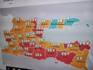 Satu Warga Positif Corona, Jember Masuk Zona Merah