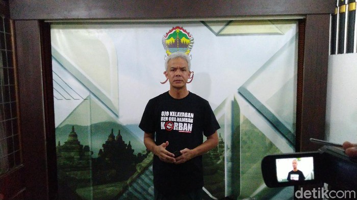 Gubernur Jawa Tengah, Ganjar Pranowo, Jumat (27/3/2020).
