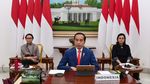 Potret Jokowi Mengikuti KTT G20 Secara Virtual