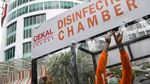 Tangkal Corona, Bilik Disinfektan Ada di Istana-Ruang Publik
