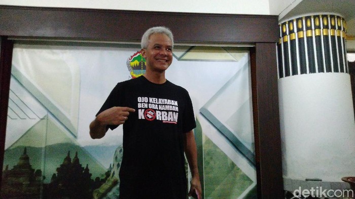 Gubernur Jawa Tengah, Ganjar Pranowo, Jumat (27/3/2020).