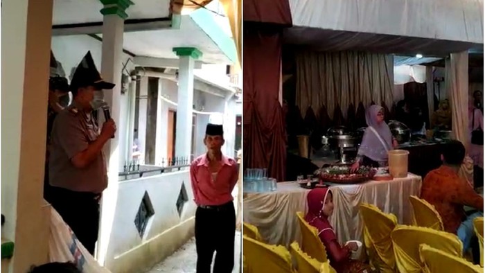 Polisi Bubarkan Pesta Pernikahan di Sukabumi