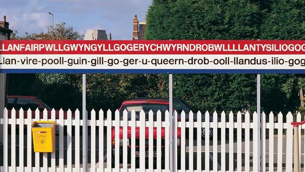 Kota Llanfairpwllgwyngyllgogerychwyrndrobwllllantysiliogogogoch Nama kota Llanfairpwllgwyngyllgogerychwyrndrobwllllantysiliogogogoch, terpanjang di Eropa
