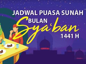 INFOGRAFIS: Jadwal Puasa Bulan Syaban 1441 H