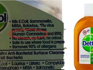 Viral 59 Orang Tewas Setelah Minum Disinfektan, Ini Faktanya
