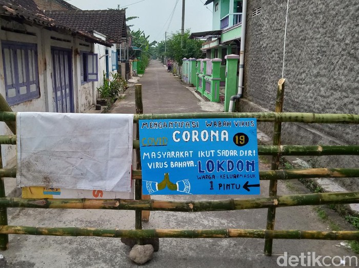 Penutupan akses di Klaten