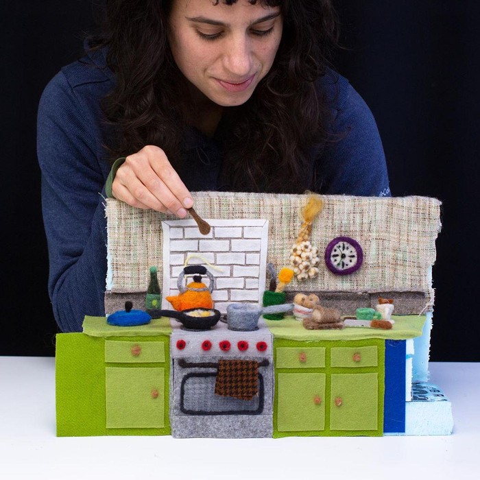 Miniatur Makanan Ini Terbuat dari Wol