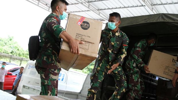 2.000 APD dari Gugus Tugas Corona Tiba di Kendari Sultra