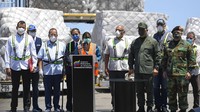 Wakil Presiden Venezuela Delcy Rodriguez juga tampak hadir saat bantuan alat medis dari China itu tiba di Venezuela. Seperti diketahui, bantuan alat medis tersebut dikirimkan dari China ke Venezuela sebagai bentuk dukungan untuk bersama memerangi penyebaran virus Corona yang telah merebak ke berbagai negara di dunia, tak kecuali Venezuela.