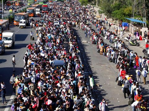 India Lockdown, Pria India Dipukuli Polisi Saat Terpaksa Beli Susu Anak