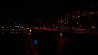 Suasana di kawasan Cologne, Jerman, saat memperingati Eart Hour 2020 pada Sabtu (28/3) malam waktu setempat. Sejumlah lampu yang menerangi rumah maupun bangunan dimatikan untuk sementara saat memperingati Eart Hour.  AP Photo/Henning Kaiser.