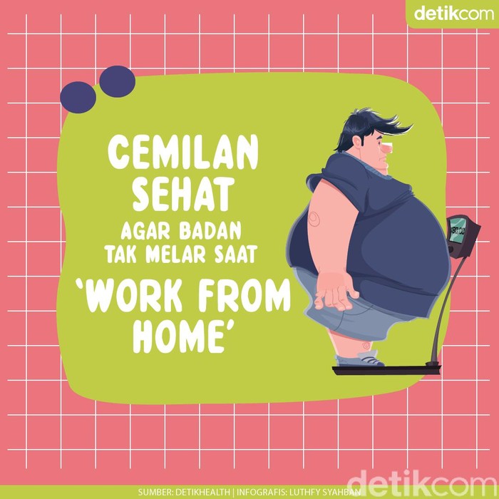 Cemilan Sehat Agar Badan Tak Melar Saat 'Work from Home'