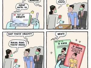 Kelakar Komik Grontol soal Si Kaya vs Si Miskin
