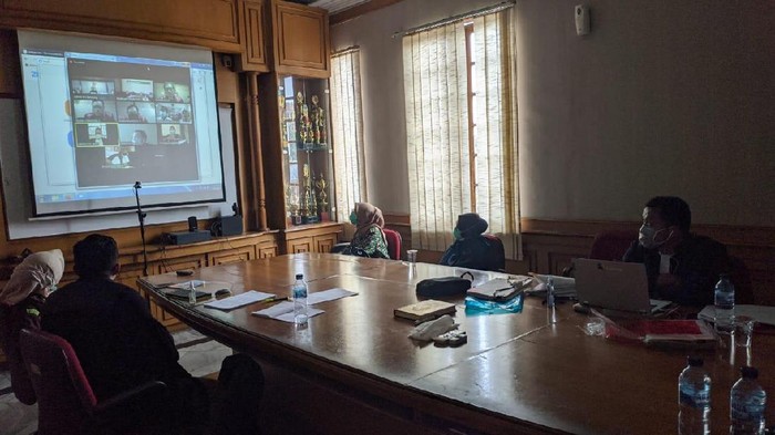 Sidang Virtual di Kejari Bandung