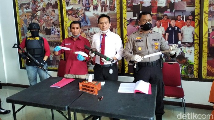 Polresta Samarinda menangkap pembunuh ABK di eks lokaslisasi Loa Hui Samarinda (Suriyatman/detikcom)