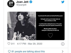 Terinfeksi Corona, Pencipta Lagu I Love Rock N Roll Meninggal