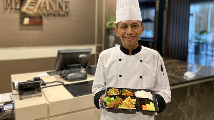 Layanan katering di tengah pandemi corona.