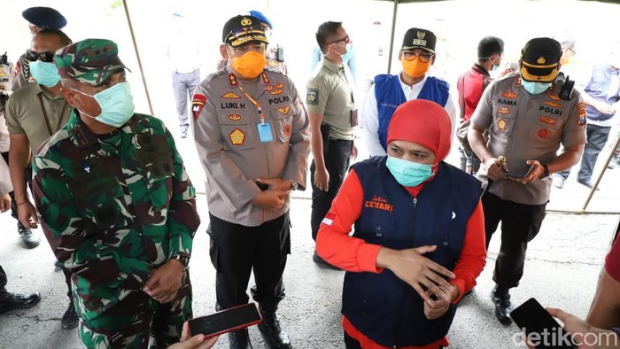 Gubernur Khofifah dan kapolda jatim