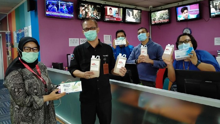 APD untuk para jurnalis dari ATVSI (dok. ATVSI)