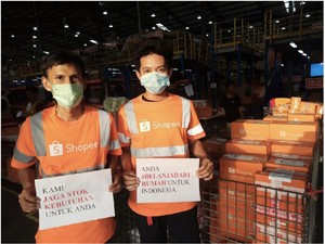Pejuang #BelanjaDariRumah Pastikan Kebutuhan Masyarakat Tetap Aman
