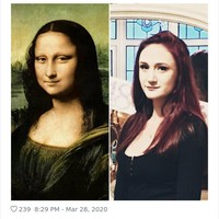 Siapa yang tak kenal dengan Mona Lisa karya Leonardo da Vinci, seniman serbabisa yang tersohor itu. Ternyata Mona Lisa punya kembaran. Mona Lina? (Foto: Twitter)