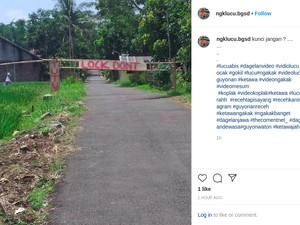 Jalan di Desa Ini Di-Lockdont, Bukan Lockdown
