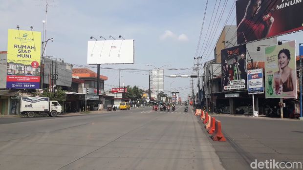 Begini Suasana Kota Tegal di Hari Pertama Isolasi Wilayah