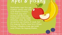 Buah-buahan segar bisa juga dijadikan camilan sehat yang cocok dimakan di kantor. Jenis buah yang umum misalnya apel dan pisang. Kedua buah tersebut mudah ditemukan, sehat, dan tidak merepotkan saat dimakan di rumah. Apel bisa langsung dimakan tanpa harus dikupas kulitnya. Sedangkan pisang juga mudah untuk dikupas dan langsung dimakan. 