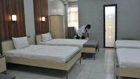 Pemprov Sumatera Selatan diketahui menyiapkan 900 unit kamar Wisma Atlet Jakabaring, Palembang untuk menjadi lokasi perawatan Orang Dalam Pemantauan (ODP) paparan COVID-19. Antara Foto/Feny Selly.