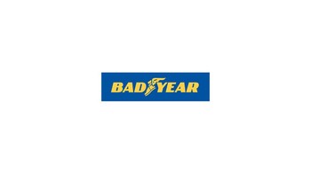 Logo merk ban mobil Goodyear menjadi Badyear (Jure Tovrljan/Hyebeast)