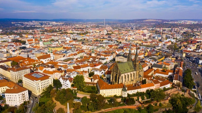 Kota Praha dan Brno di Republik Ceko