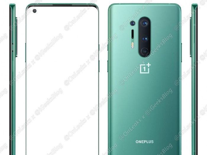 Bocoran desain OnePlus 8 Pro