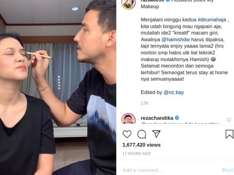 Kocak & Bikin Baper, Inilah Aksi Hamish Daud Saat Mendandani Raisa