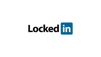 Logo platform jejaring profesional LinkedIn diubah jadi LockedIn (Jure Tovrljan/Hyebeast)