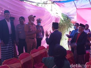 Cegah Penularan Corona, Polisi Hentikan Resepsi Pernikahan di Kendari