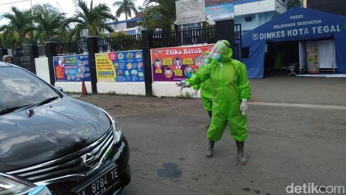Suasana isolasi wilayah Kota Tegal, Selasa (31/3/2020).