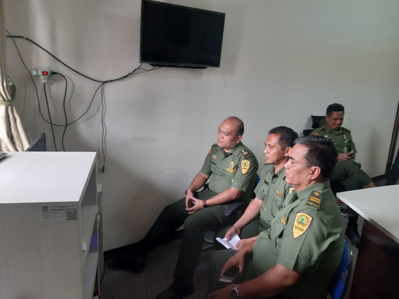 Physical Distancing, Pelaku Pembalakan Liar Disidang Secara Online
