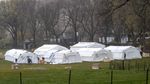 Rumah Sakit Darurat Corona Berdiri di Central Park New York