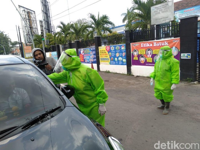 Suasana isolasi wilayah Kota Tegal, Selasa (31/3/2020).